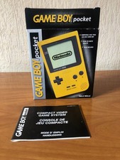 BOITE CONSOLE GAME BOY POCKET JAUNE NINTENDO - BOITE SEULE