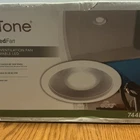 NuTone 744RNL 50-80 CFM Bath Exhaust Fan W/ LED Dimmable Light Kit & Trim Rings