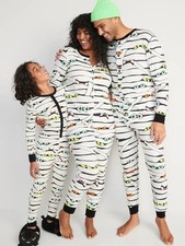 Old Navy Halloween Pajamas Sz Small Matching Family Glow in the Dark Mummy Eyes