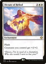 Dictate of Heliod - Light Play MTG Commander 2022 Starter Decks