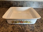 Vintage Corning Ware P-322 Spice of Life L’Echalote Casserole Dish 8x8x2 Square