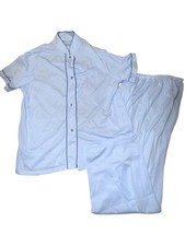 Vintage baby blue Sears 2 pc pajama set