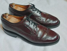 Vtg Shell Cordovan Stuart McGuire 10.5 D longwing blucher