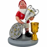 Fc Bayern MüNchen Gartenzwerg Erfolge Logo Trikot Pokale Fc Bayern Fanartikel