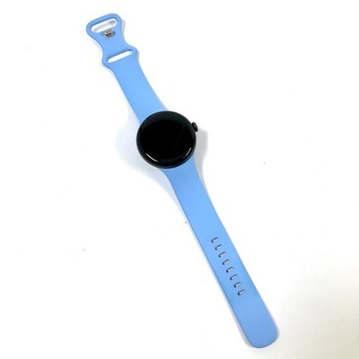 Google Pixel Watch 3 WiFi 41mm Matte Black Silver Case (scratched)