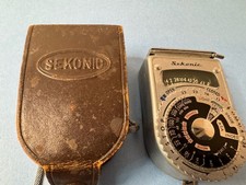 VINTAGE SEKONIC LVI LIGHT METER w/ LEATHER CASE MINT JAPAN