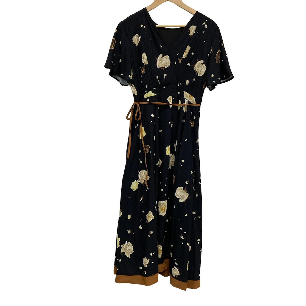 AMERI - Black Brown Multi Women's Dress - image 1