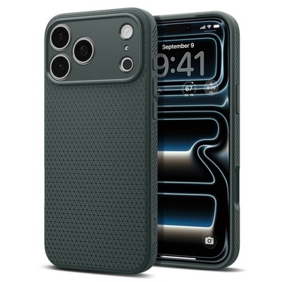 SPIGEN LIQUID AIR HÜLLE FÜR IPHONE 17 PRO MAX ABYSS GREEN VERBESSERTER SCHUTZ