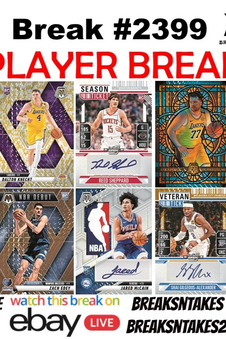 Break #2399: 2024-25 Panini NBA Mosaic Basketball Hobby CASE 24 BOX PYP