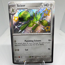 Pokemon TCG Scizor 191/091 SV: Paldean Fates Shiny Rare Holo Eng 140HP on eBay
