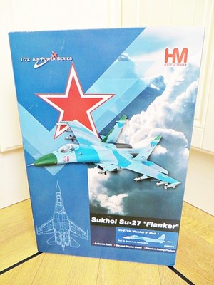 HOBBYMASTER HM HA6011 SIKHOI Su-27 SM FLANKER B RUSSIAN AIR FORCE 1:72 MIB/BOXED