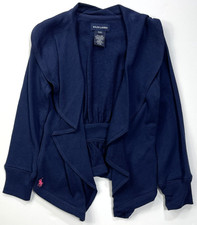 NWT Ralph Lauren Polo Girls Navy Blue Resort Cardigan Sweater sz 4T