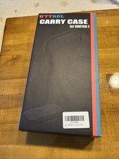 New Open Box Carrying Case for Nintendo Switch 2 Protective Travel Black Zip Bag