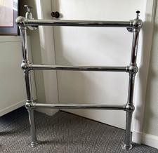 Chrome Wall Mounted 3-Bar Towel Rack, Traditional Style, Metal, 80cm