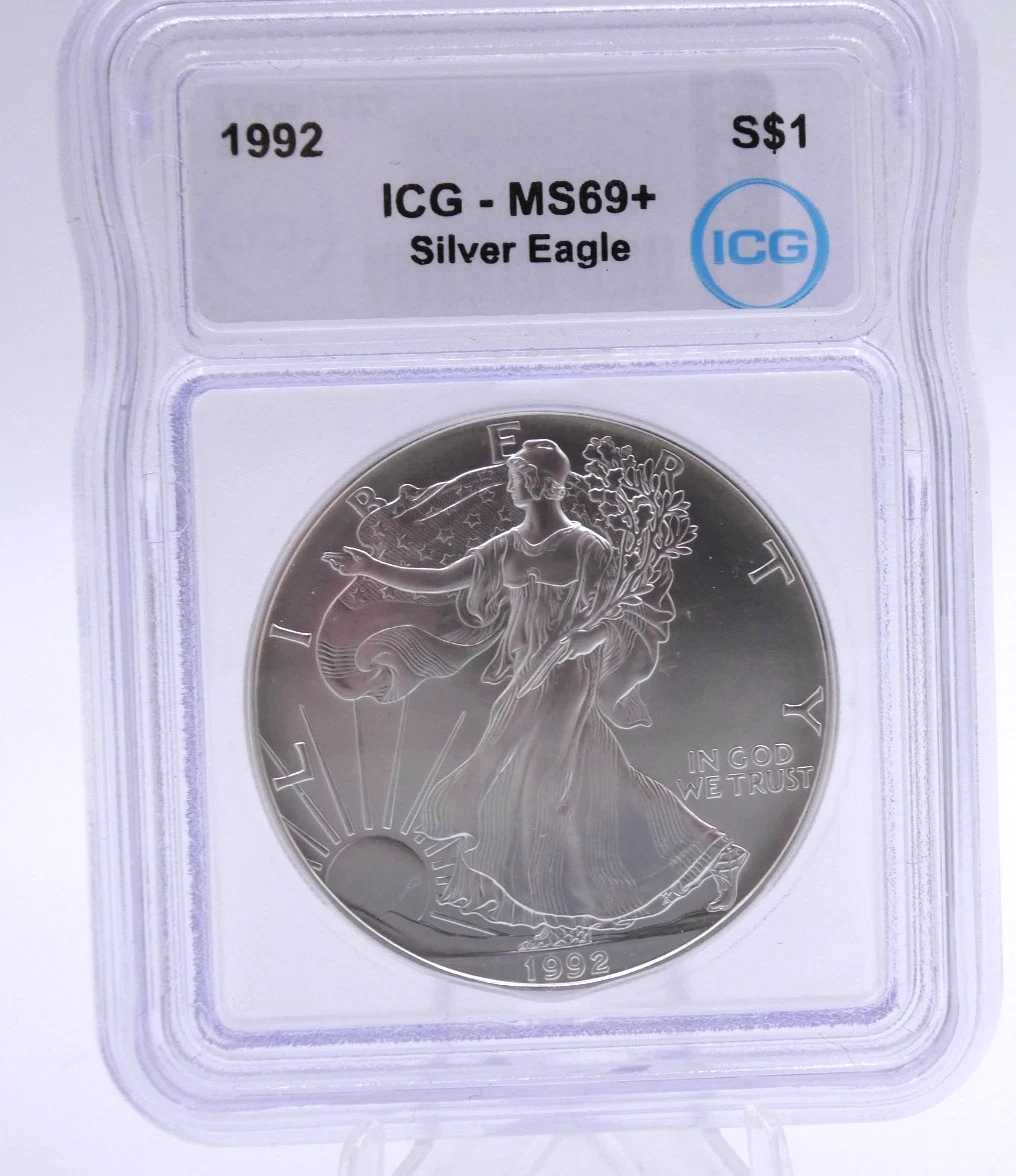 ICG 1992 Grade MS 69 Silver Bullion Coins for sale | eBay