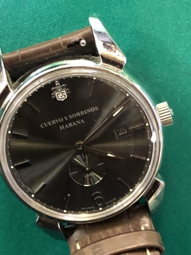 Cuervo y Sobrinos Habana 1882 Torpedo Historiador Pequinhos Segondos Men's Auth - Picture 8 of 10