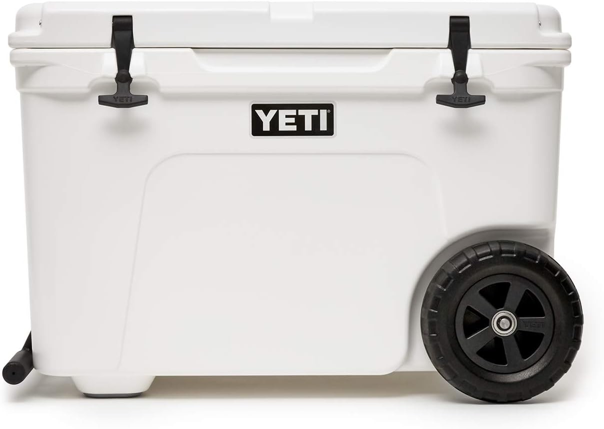 YETI Tundra Haul Desert White 50 qt Roller Cooler