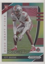 2020 Panini Prizm Draft Picks Rookies Green & Yellow /249 Jeff Okudah #152 uk2