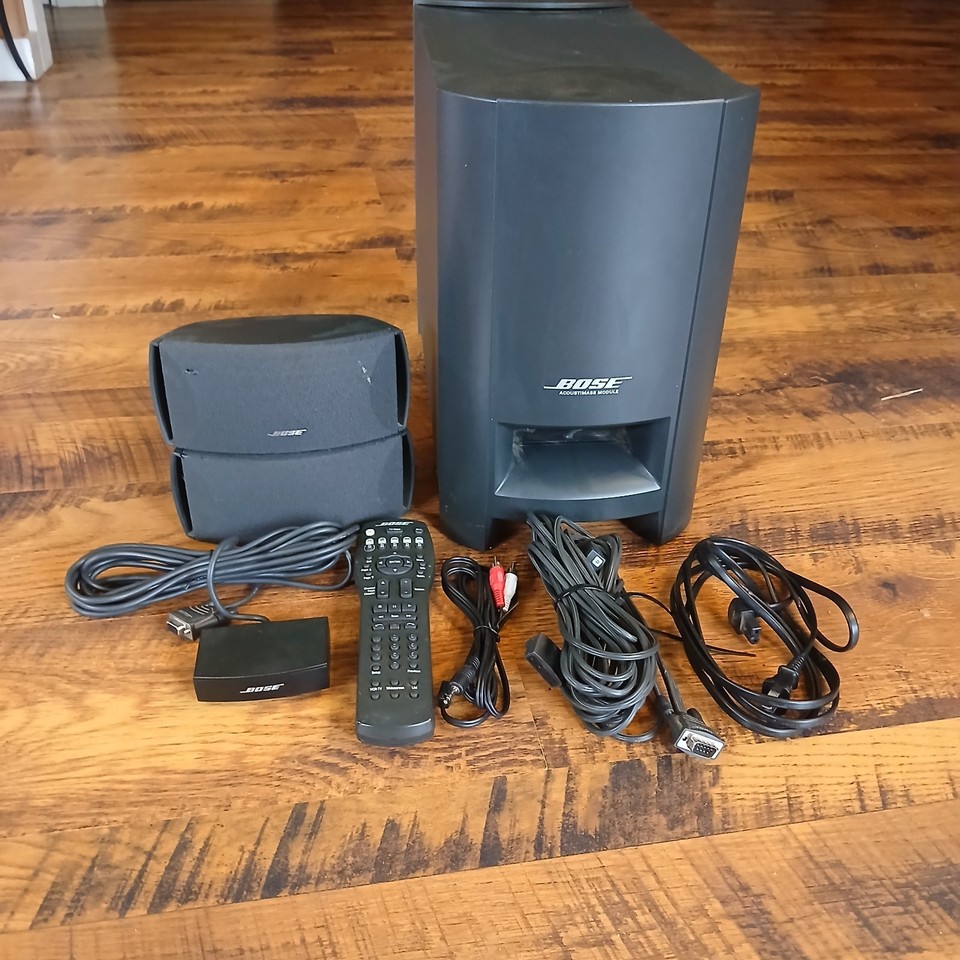 Bose CineMate Digital Home Theater Speaker System w/ Remote & Cords ...