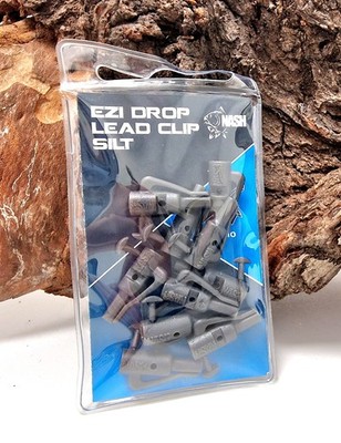 Nash Ezi Drop Lead Clip Dark Silt 10 Stück SALE