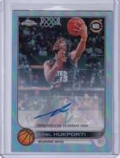2022-23 Topps Chrome NBL - Base Autographs Refractor #41 Ariel Hukporti