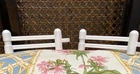 Fisher-Price Little People White Fence Accessories Barn Vintage