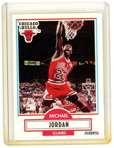MICHAEL JORDAN 1990-91 Fleer Card #26 Chicago Bulls 90-91 GOAT