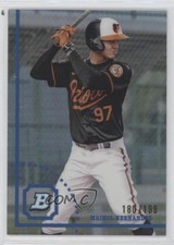 2022 Bowman Heritage Chrome Prospects Refractor 180/199 Maikol Hernandez sc8