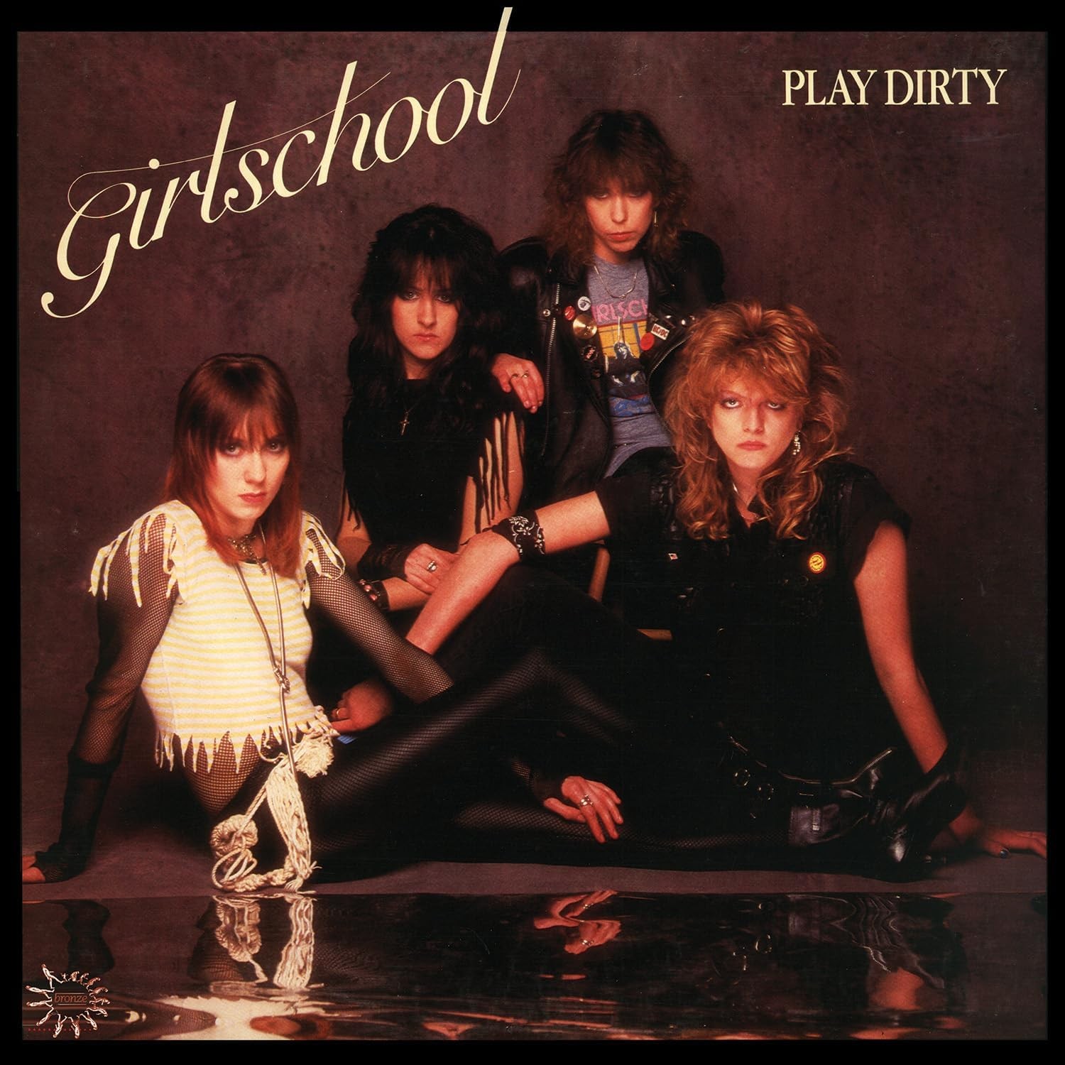 Girlschool - Play Dirty (Red Marble Vinyl)