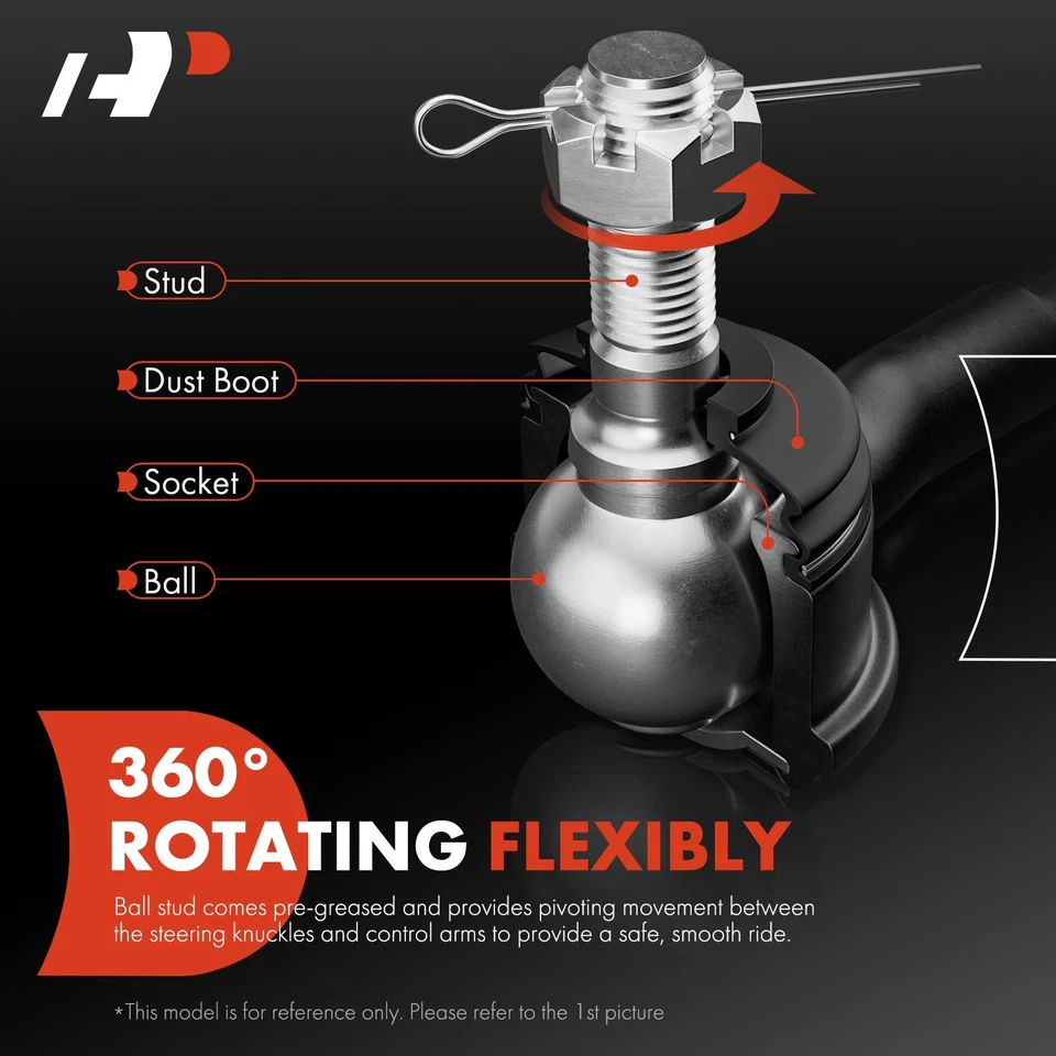 A-Premium конец анкерного стержня передняя правая пассажирская внешняя сторона для Chevrolet GMC C3500HD - Изображение 4 из 4