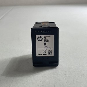 HP67 Black Printer Ink Cartridge -- EMPTY Setup Cartridge **No Ink**