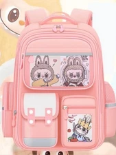 Labubu Travel Kids School Backpack for Elementary Middle