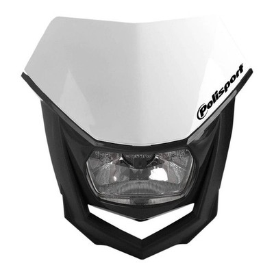 Polisport Halo Scheinwerfer HEADLIGHT WH/BK schwarz