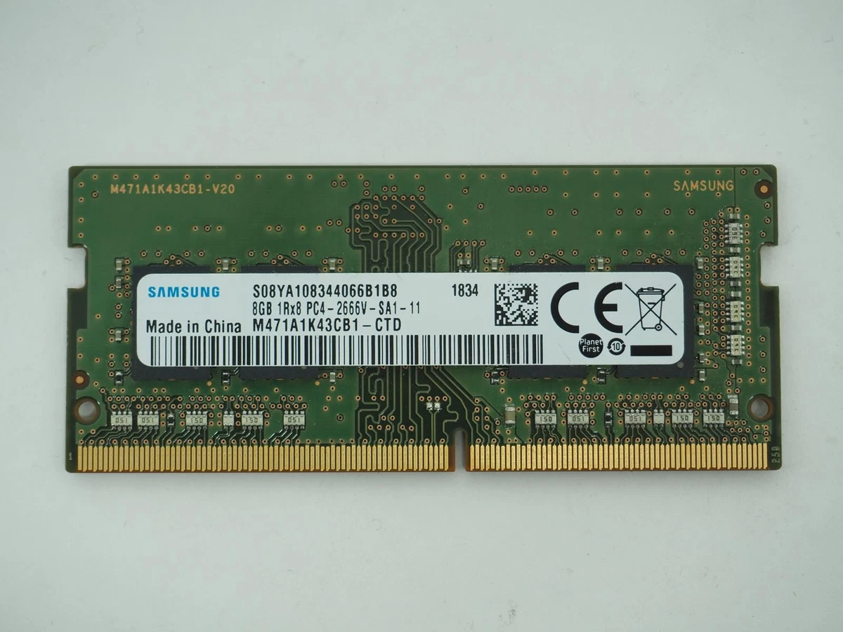 Samsung PC4-21300 (DDR4-2666) Bus Speed Computer RAM 8 GB Capacity