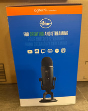 Logitech for Creators Blue Yeti USB Microphone Blackout BRAND NEW Streaming