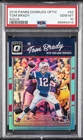 2016 PANINI DONRUSS OPTIC AQUA #62 TOM BRADY 270/299 PSA 10