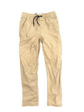 Old Navy Boys Khaki Built-In Flex Tapered Tech Pants