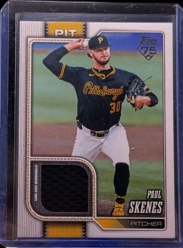 Paul Skenes Game Used Patch 2026 Topps #100 Pirates🔥Ace Upside