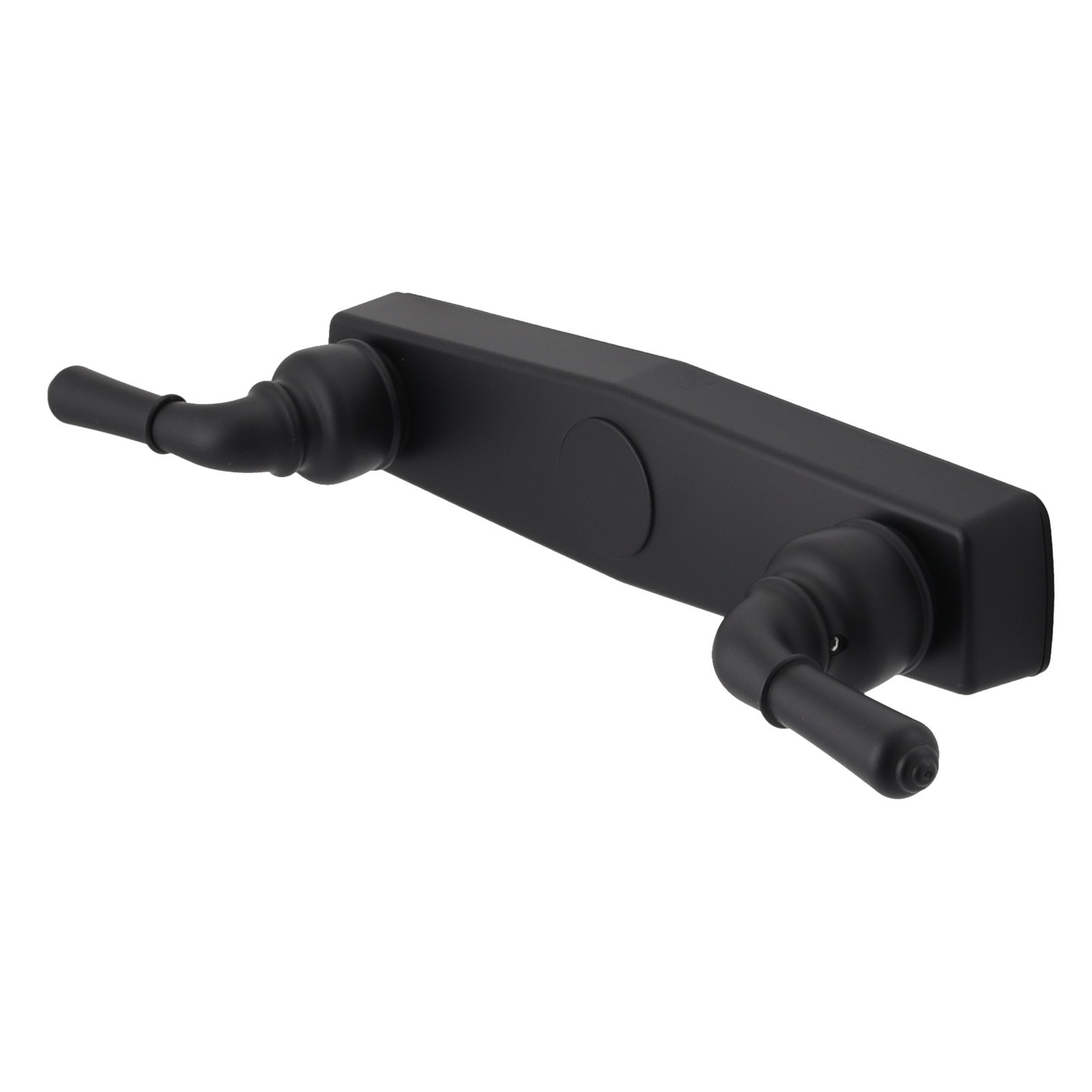 Mobile Home Two Handle 8" Shower Faucet Valve with Shower Head Black Finish