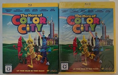 NEW THE HERO OF COLOR CITY BLU RAY + RARE YELLOW CASE FREE USA