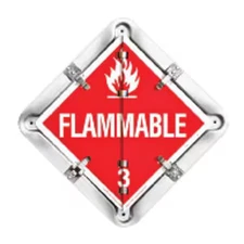 Labelmaster 81-8Fo Vehicle Placard Holder, Aluminum, 13 1/2 In W X 13 1/2 In H