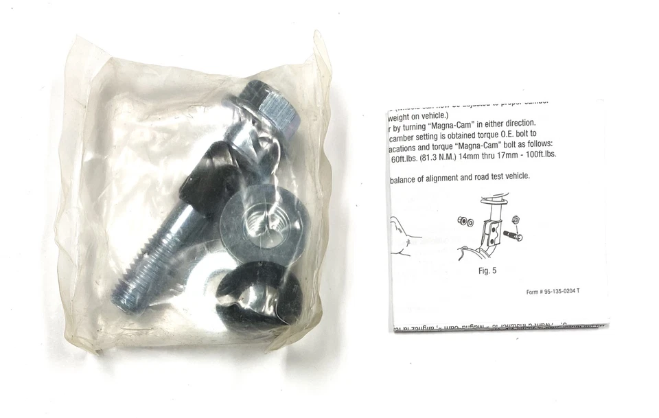 Alignment Camber Kit Moog K7256 Chevy Chrysler Dodge Mazda Nissan Plymouth Ram + - Image 3 of 3
