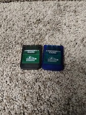 Pelican Ps1 PlayStation 1 Memory Cards 2x