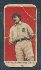 1909 E101 Anonymous Set of 50: DOC CASEY "Brooklyn Superbas" ~ Poor