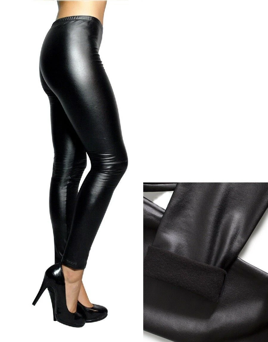 Biancheria intima termica da donna, leggings termici, invernali, imbottiti, legg