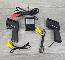 Tyco Slot Car Plug in Hobby Transformer B631S  2 Black Speed Controllers