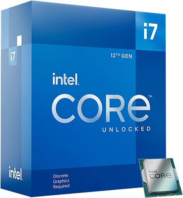 Intel i7-12700KF - Core i7 3.6 GHz LGA 1700 Desktop Processor BX8071512700KF