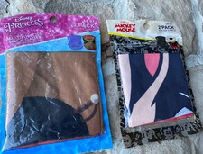 Disney Mickey Mouse Kids Neck Gaiter / Face Covering New 2 Sets Of 2