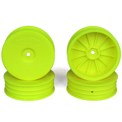 DE Racing Slim Speedline Front Yellow Buggy Wheels (4Pcs) : ASC B6/B6D / KYO RB6