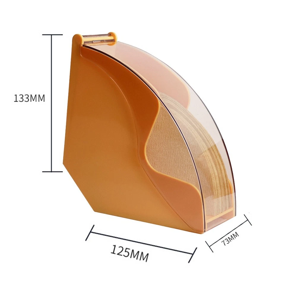 Soporte de papel de filtro de café de goteo manual con dispensador de cubierta acrílica Foto 4 de 4